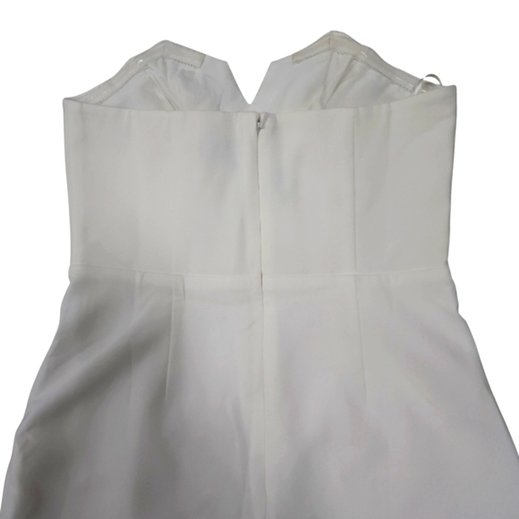 Revolve - Crystallized Mini Dress in White by Lumier x Revolve  sz Sm NWT - Picture 7 of 13